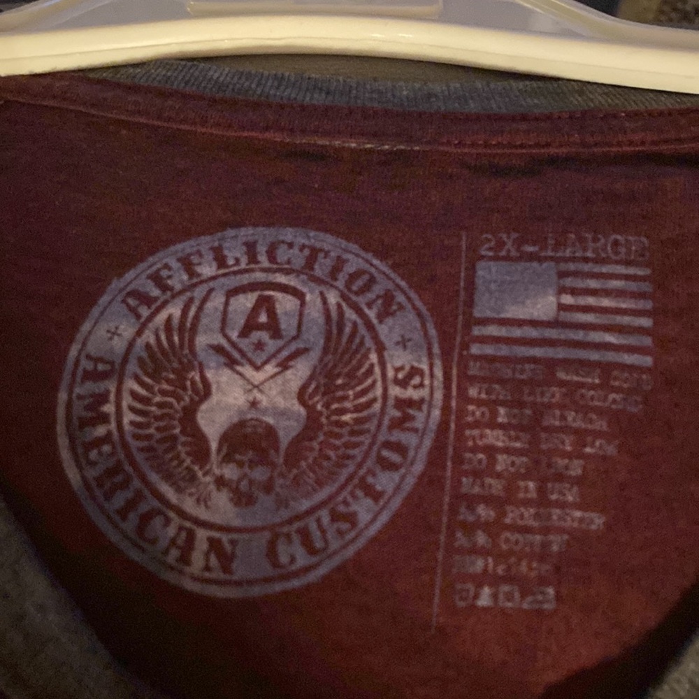 Affliction mens long sleeve shirt - Picture 2 of 3